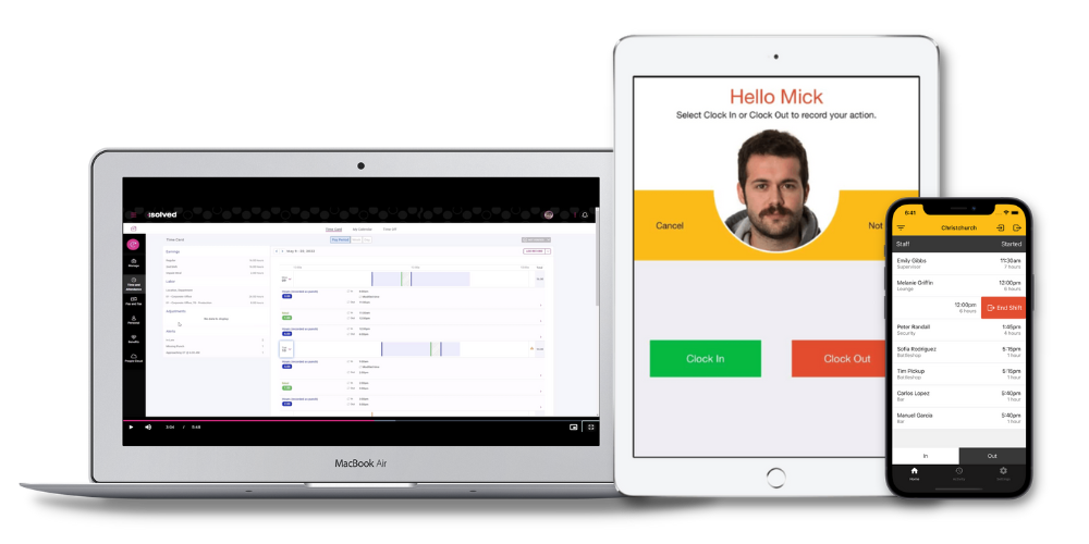 Smart Time Clocks for iSolved HCM